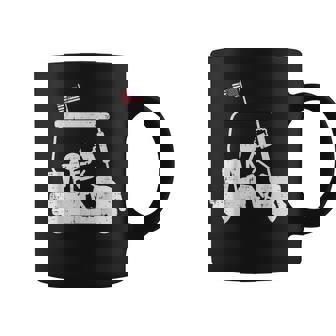 Golf Cart Us Flag Golfing Patriotic Golfer Dad Men Coffee Mug - Thegiftio