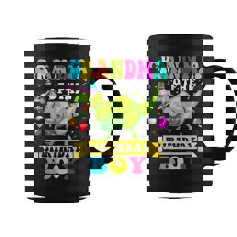 Grandma Of The Birthday Boy Dinosaur Raptor Coffee Mug | Mazezy
