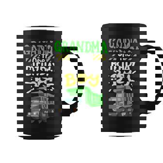 Grandma Of The Birthday Boy Garbage Truck Birthday Family Coffee Mug | Mazezy