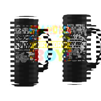 Grandma Of The Birthday Boy Master Builder Building Blocks Coffee Mug | Seseable UK