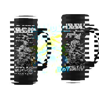 Grandma Of The Birthday Boy Monster Truck Dinosaur Party Coffee Mug | Seseable UK