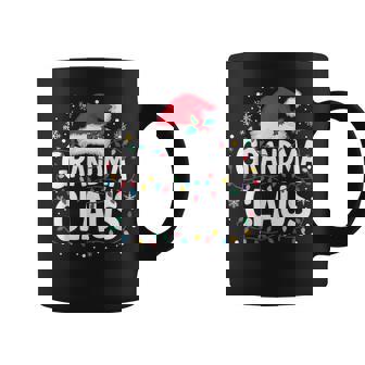 Grandma Claus Christmas Lights Santa Family Matching Women Coffee Mug | Seseable UK