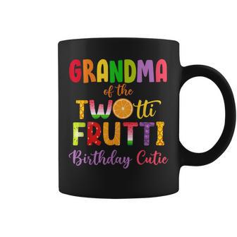 Grandma Of The Twotti Frutti Auntie 2Nd Birthday Party Fruit Coffee Mug - Thegiftio UK