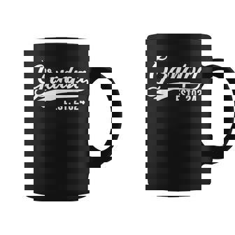 Grandpa 2024 Retro Grandpa Est 2024 Coffee Mug | Mazezy