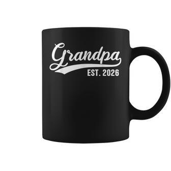 Grandpa 2026 Retro Grandpa Est 2026 Taza de café - Regaloses