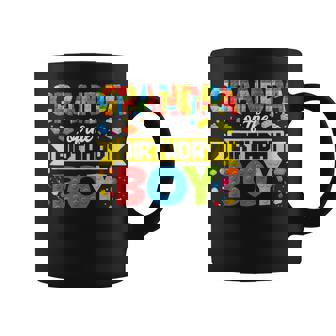 Grandpa Of The Birthday Boy Master Builder Building Blocks Coffee Mug | Mazezy