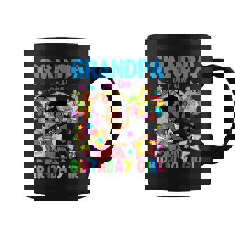 Grandpa Of Birthday Girl Gracie Birthday Dolls Girl Party Coffee Mug | Seseable FR