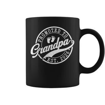 Grandpa Est 2026 Announcement Promoted To Grandpa Coffee Mug - Thegiftio UK