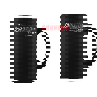 Grandpa Pit Crew Race Car Birthday Family Matching Pit Crew Coffee Mug | Mazezy