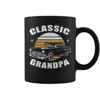 Grandpa Vintage Retro Classic Car Lover Enthusiast Coffee Mug - Thegiftio UK