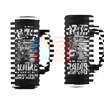 Grantifa Grandmas Against Fascism Flag Resist No Kings 50501 Coffee Mug - Monsterry