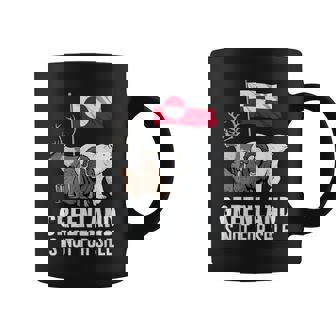 Groenlandia No A Laenta Groenlandia Bandera Animales Groenlandeses Taza de café - Regaloses