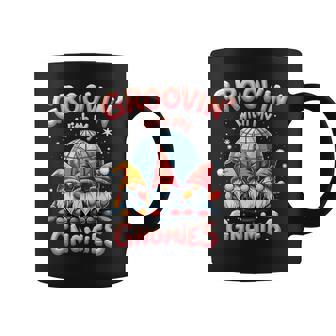 Groovin' With My Gnomies Disco Party Gnome Coffee Mug - Monsterry