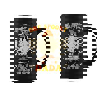 Groovy Boo One Spooky Dada First Halloween Birthday Boy Coffee Mug | Seseable CA