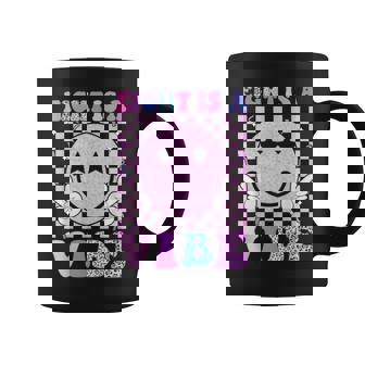 Groovy Eight Is A Vibe 8Th Birthday Boys Girls 8 Years Old Coffee Mug | Mazezy