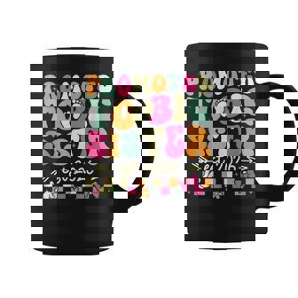 Groovy Promoted To Big Sister 2026 Soon To Be Big Sis Girls Coffee Mug - Monsterry