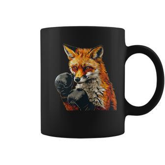 Guantes De Boxeo Geniales Con Animales Para Los Amantes De Los Zorros Taza de café - Regaloses