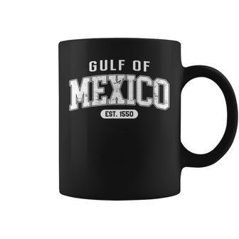 Gulf Of Mexico Est 1550 Retro Vintage Coffee Mug - Monsterry