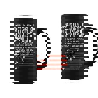 Gunpa Like A Normal Grandpa But More Fun And Owns Guns Men Coffee Mug | Seseable FR