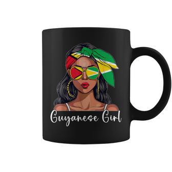 Guyanese Souvenirs Products Woman Flag Girl Guyana Coffee Mug - Thegiftio UK