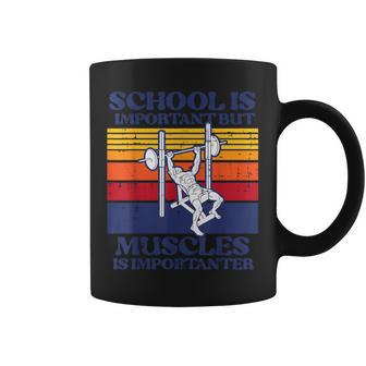Gym School Important Muscles Importanter Workout Boys Girls Coffee Mug - Thegiftio UK