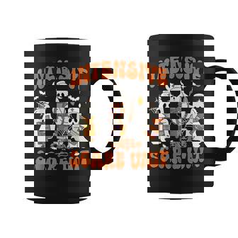 Halloween Intensive Care Scare Unit Ghost Nurse Icu Nursing Coffee Mug | Seseable CA