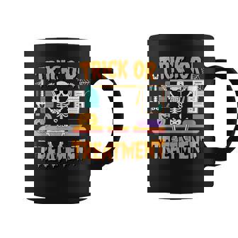 Halloween Physical Therapy Therapist Pt Trick Or Treatment Coffee Mug - Seseable