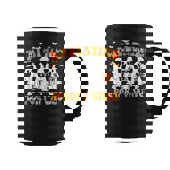 Halloween Radiating Spooky Vibes Ghost X-Ray Radiology Tech Coffee Mug | Mazezy