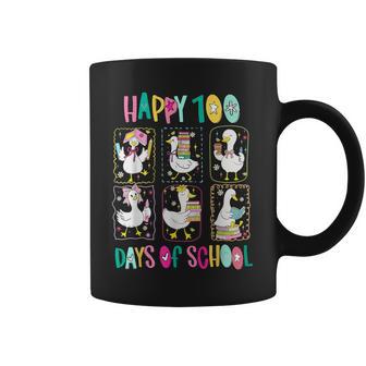 Happy 100 Days Of School Student Teacher Goose Silly Coffee Mug | Seseable UK