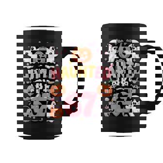 Haunted By 6 7 Cute Kawaii Ghost Spooky Halloween Coffee Mug | Seseable FR