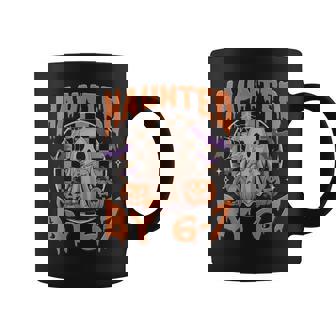 Haunted By 67 – Ghost And Pumpkin Halloween Costume Coffee Mug - Monsterry