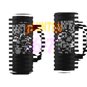 Haunted By 67 Halloween Coffee Mug - Thegiftio
