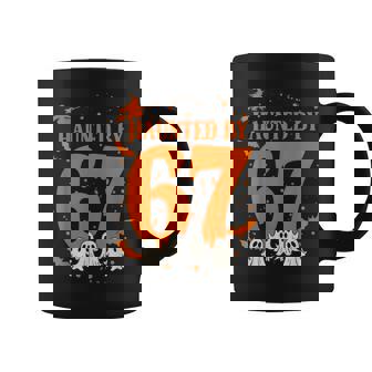 Haunted By 67 Halloween Meme Witch Bats Ghosts Coffee Mug - Thegiftio
