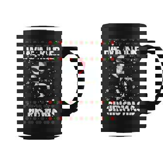 Have A Killer Whale クリスマス サンタ アグリークリスマス シャチ ファニー コーヒーマグ - Kawaiitshirt