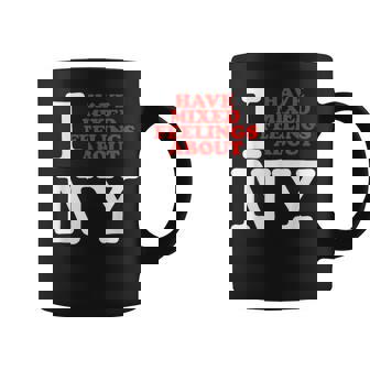 I Have Mixed Feelings About New York コーヒーマグ - Kawaiitshirt