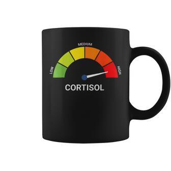 The Health Effects Of High Cortisol Levels Quote Coffee Mug - Thegiftio UK