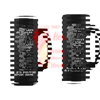 Heart Health Black Melanin Heart Disease Awareness Chd Coffee Mug - Thegiftio