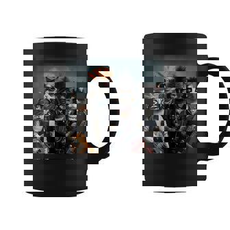 HeavyMetal Headbanger Meowtal Cats Band Hard Rocks Kitties Coffee Mug | Mazezy