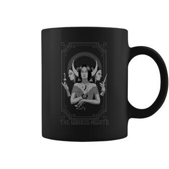 Hécate Triple Moon Diosa Tarot Tarjeta Griega Mitología Pagana Taza de café - Regaloses