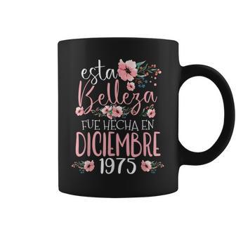 Hecha En Diciembre 1975 Regalo 50 Años Cumpleaños Taza de café - Regaloses