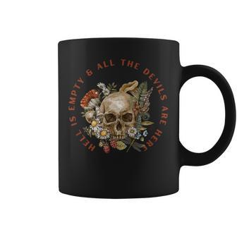 Hell Is Empty & All The Devils Are Here Shakespeare Quote Coffee Mug - Thegiftio UK