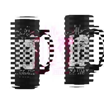 Hello Ten Est 2016 10Th Birthday Coquette Bow 10 Year Girl Coffee Mug - Monsterry