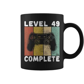 Herren 49 Geburtstag Männer Gamer Level 49 Complete Tassen - Geschenkecke