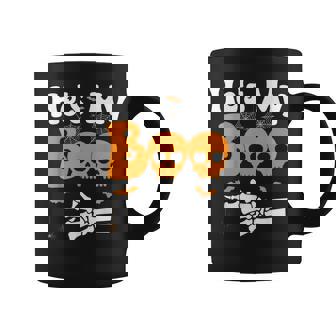 He's My Boo Skeleton Couples Matching Halloween Couple Coffee Mug | Mazezy
