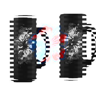 Hibiscus Puerto Rico Flag Boricua Coffee Mug | Seseable CA