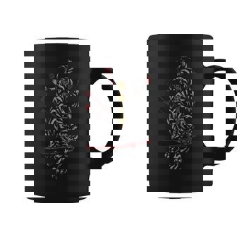 Hip Hop Y2k Vintage Retro Edgy Back Print Streetwear Tiger Coffee Mug | Seseable FR