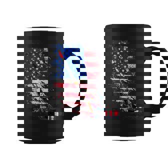 Hockey American Flag 4Th Of July Coffee Mug - Monsterry