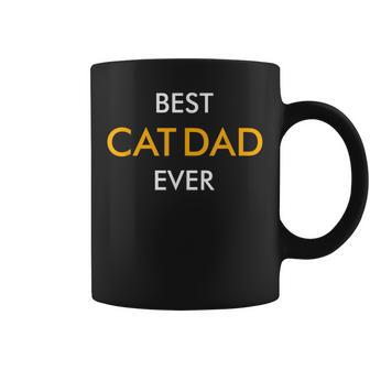 Hombre Best Cat Dad Ever Taza de café - Regaloses