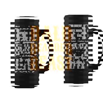 Hombre Bestia Barbuda Calva Gracioso Barba Calva Creciendo Chico Taza de café - Regaloses