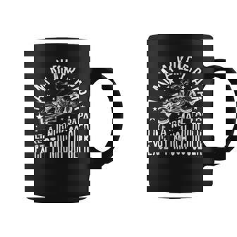 Hombre I Am A Biker Papa Frase Divertida Para Abuelo Motero In Mangas Taza de café - Regaloses